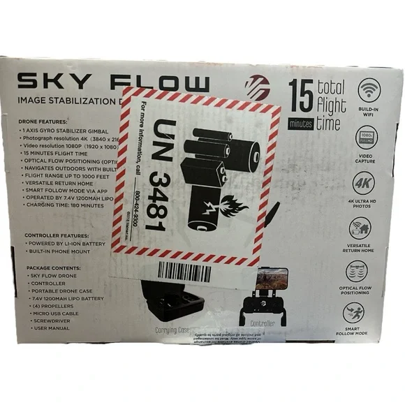 New 4K Sky Flow Image Stabilization Drone Built in WiFi